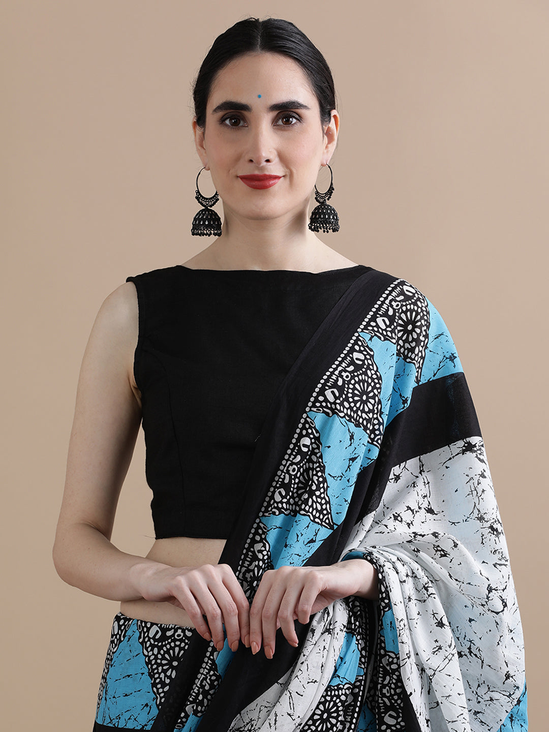 Mulmul Cotton Printed Saree