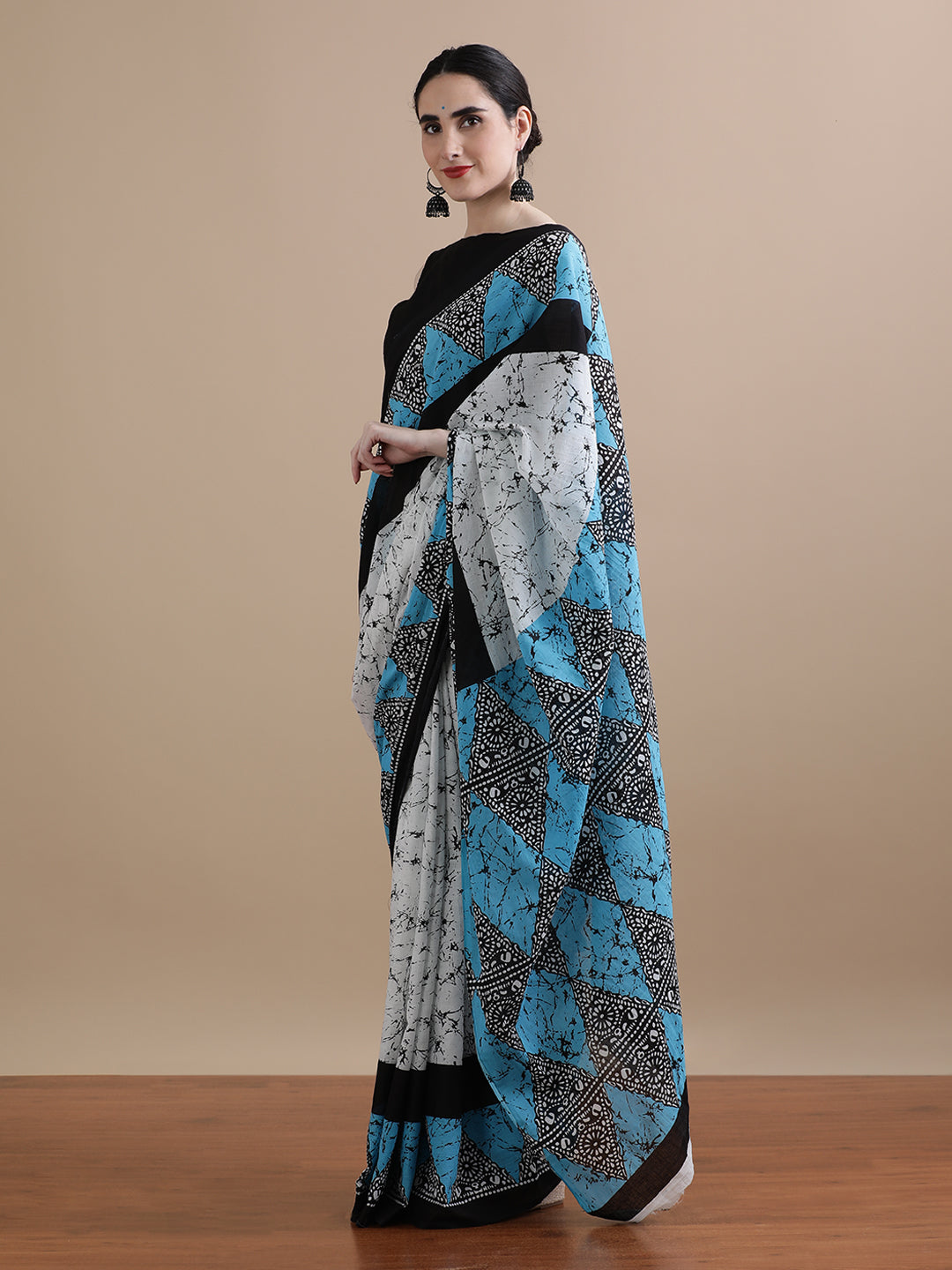 Mulmul Cotton Printed Saree