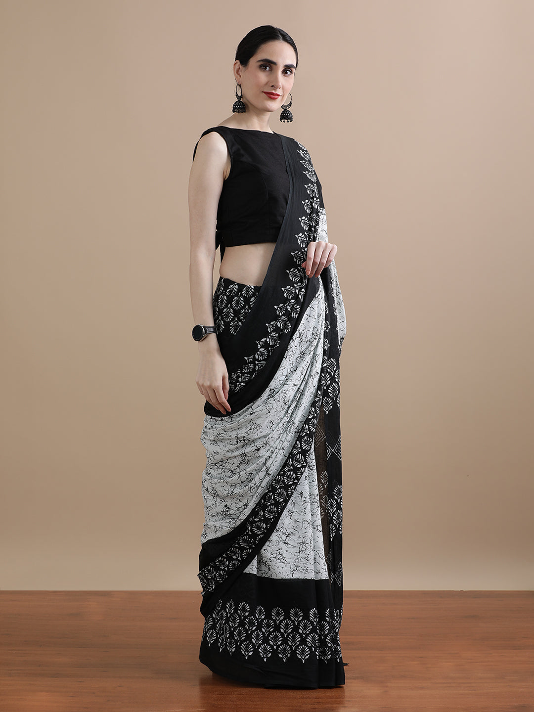 Mulmul Cotton Printed Saree