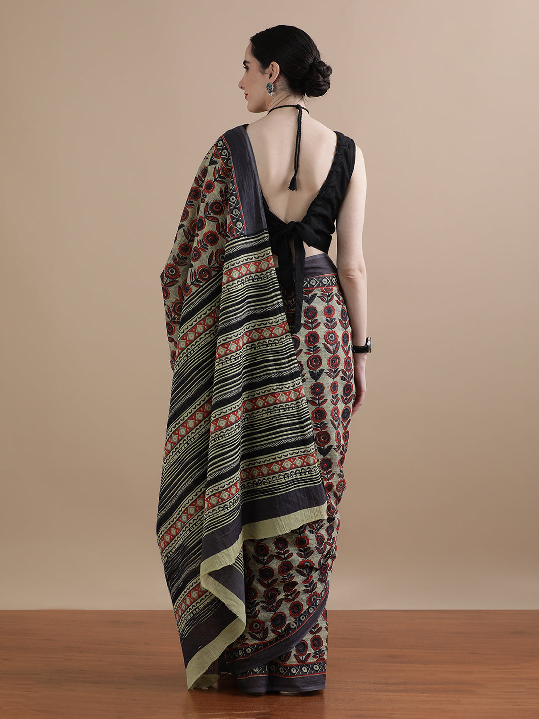 Mulmul Cotton Printed Saree