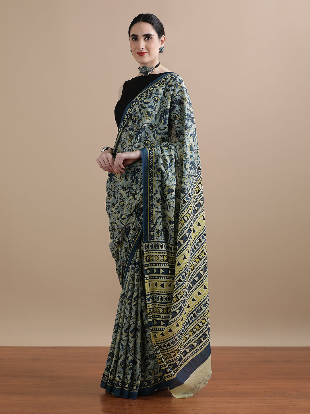 Mulmul Cotton Printed Saree