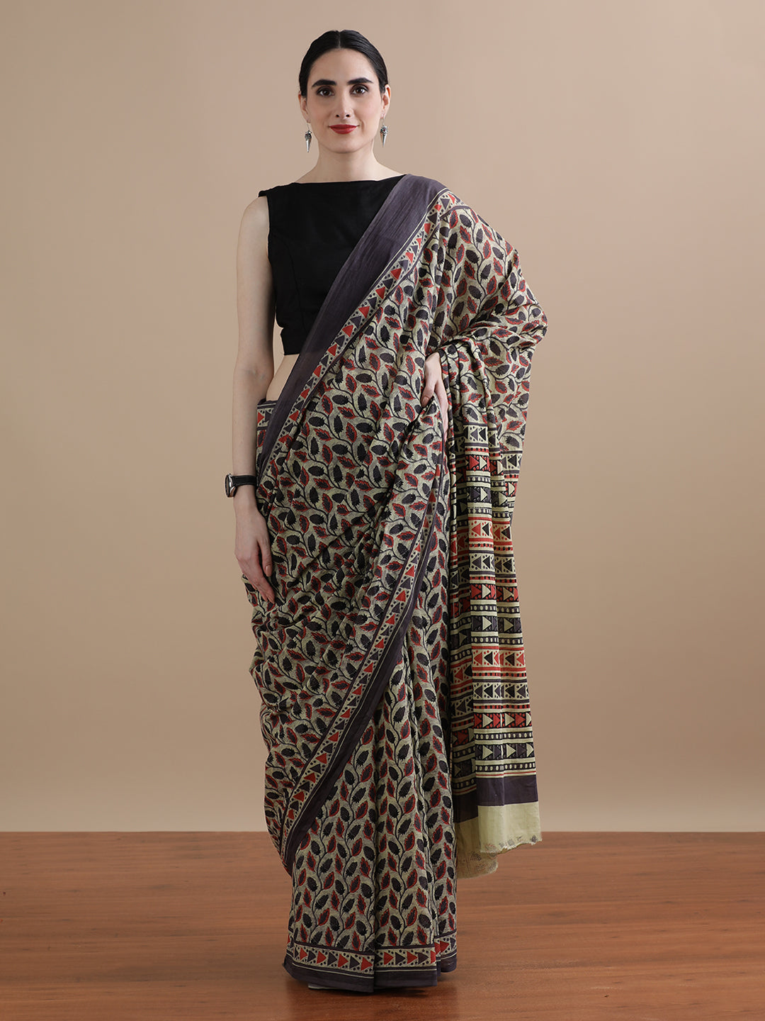 Mulmul Cotton Printed Saree