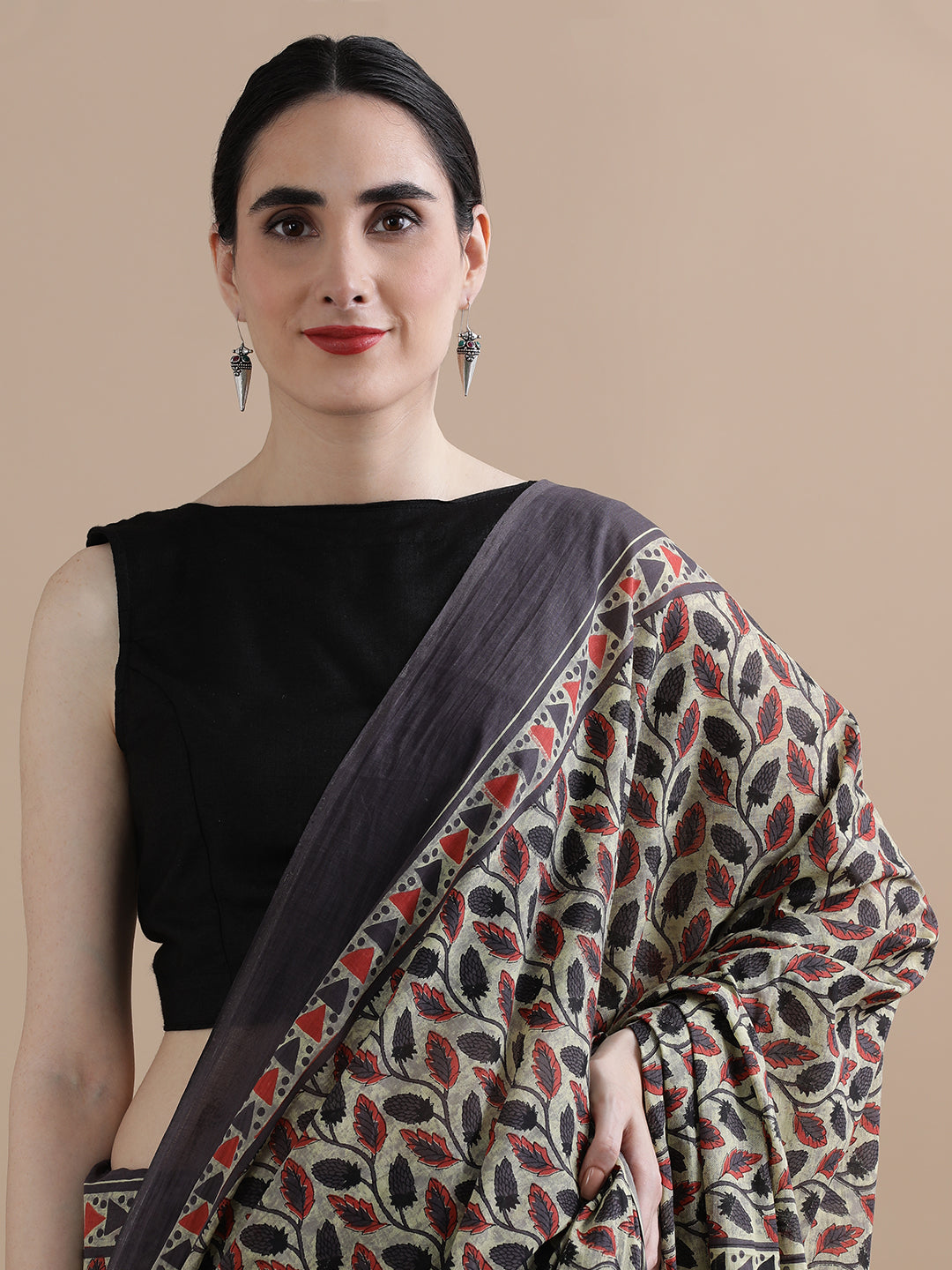 Mulmul Cotton Printed Saree