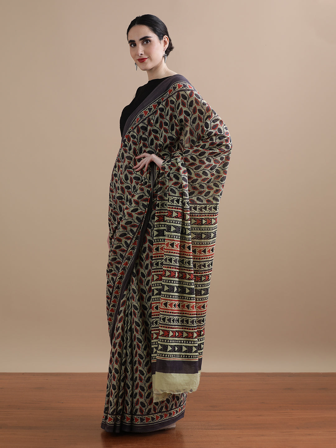 Mulmul Cotton Printed Saree