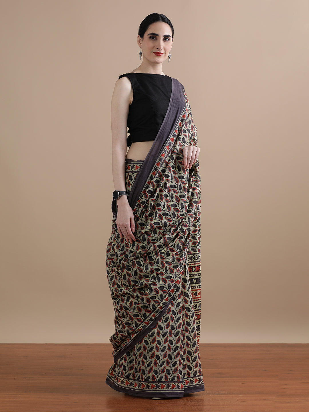 Mulmul Cotton Printed Saree