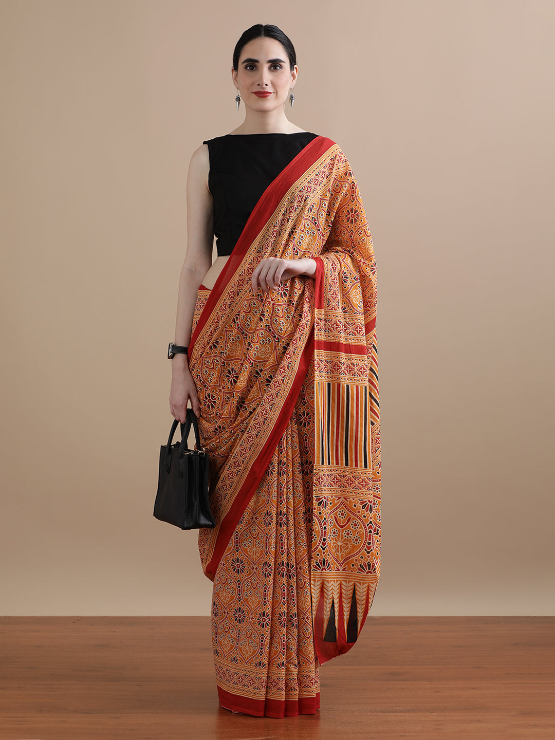 Mulmul Cotton Printed Saree