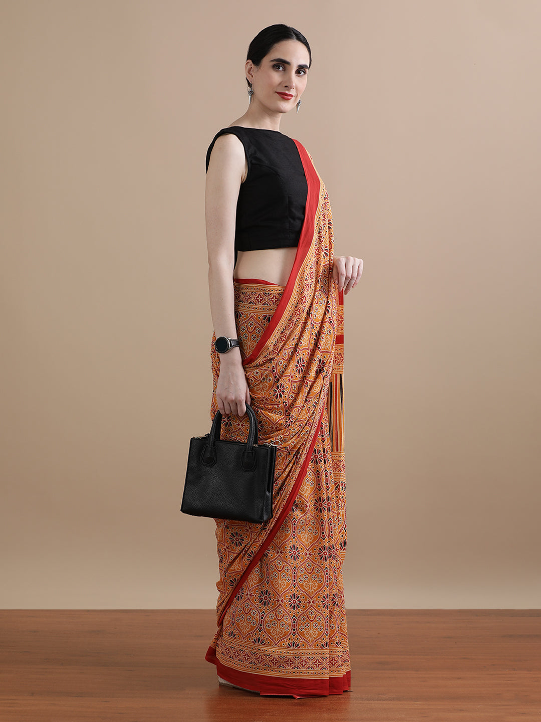 Mulmul Cotton Printed Saree