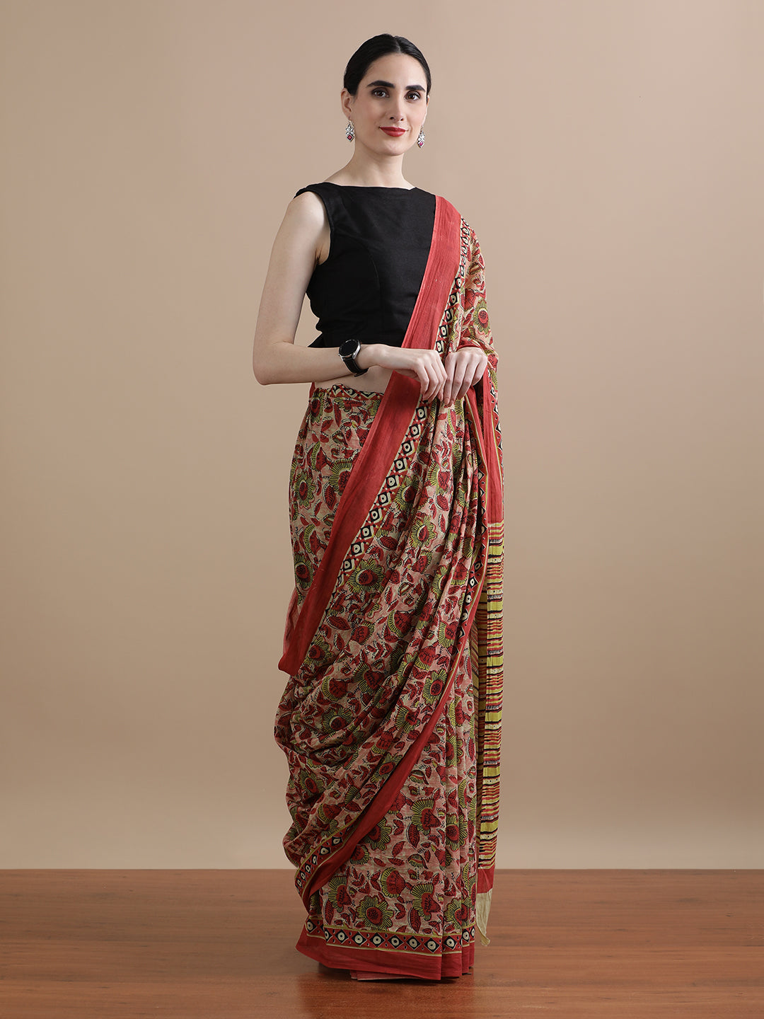 Mulmul Cotton Printed Saree