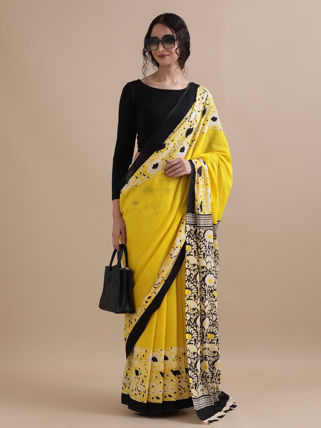 Mulmul Cotton Printed Saree