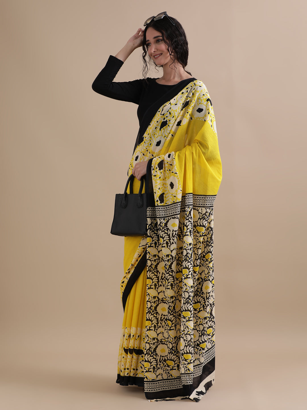 Mulmul Cotton Printed Saree