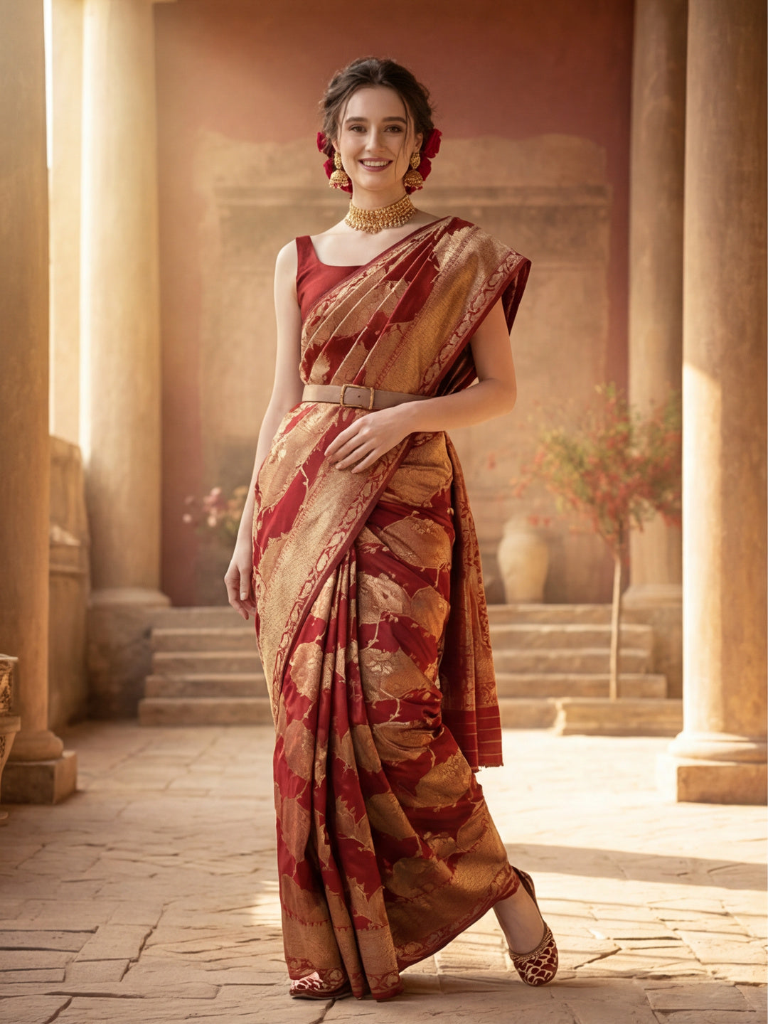 Silk Banarasi Zari Woven Heavy Saree
