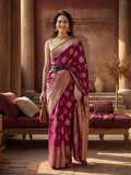 Zari Woven Design Banarasi Saree
