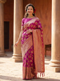 Silk Banarasi Zari Woven Saree