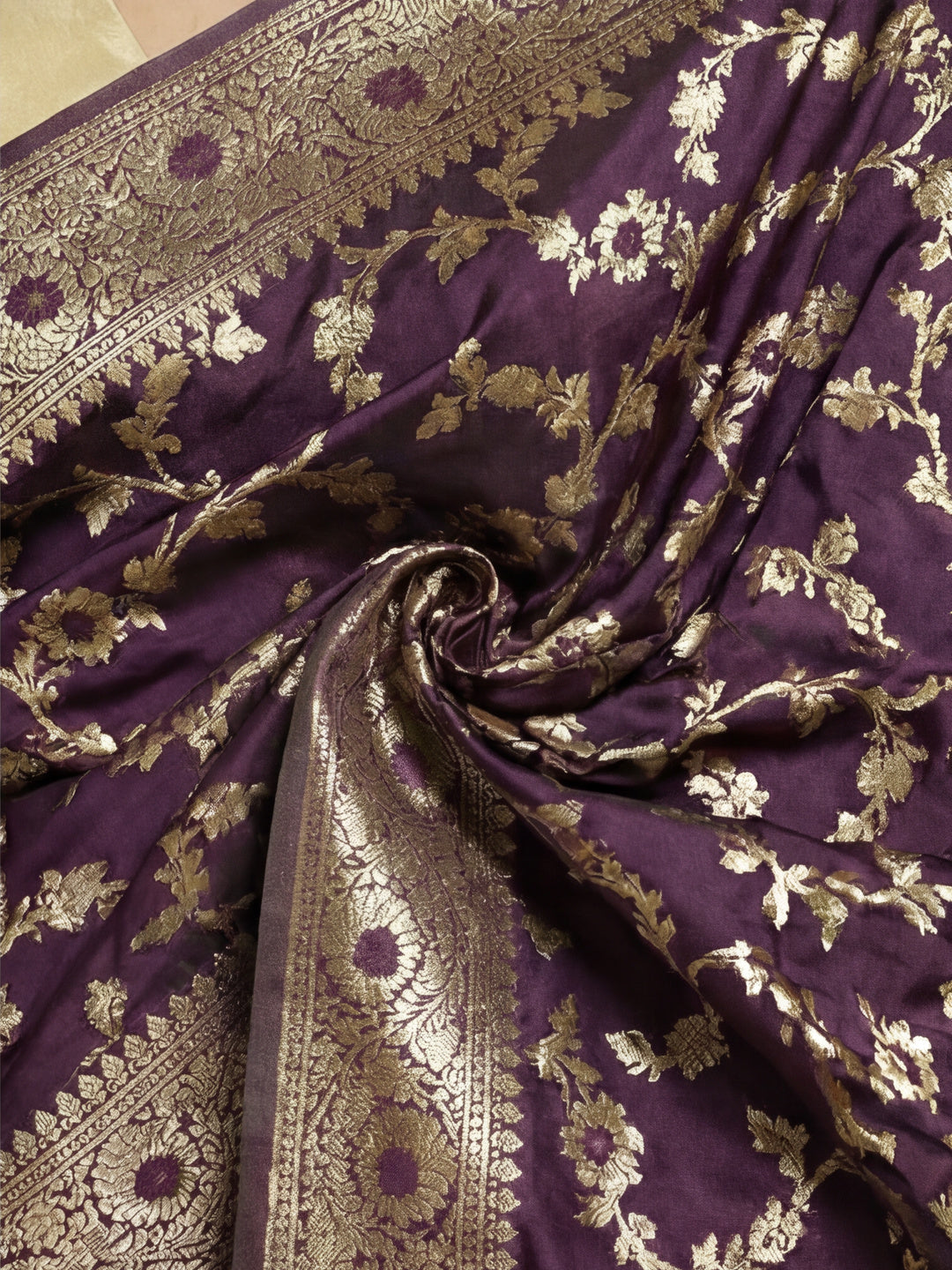 Women's Designer Weaving Work Wine Saree