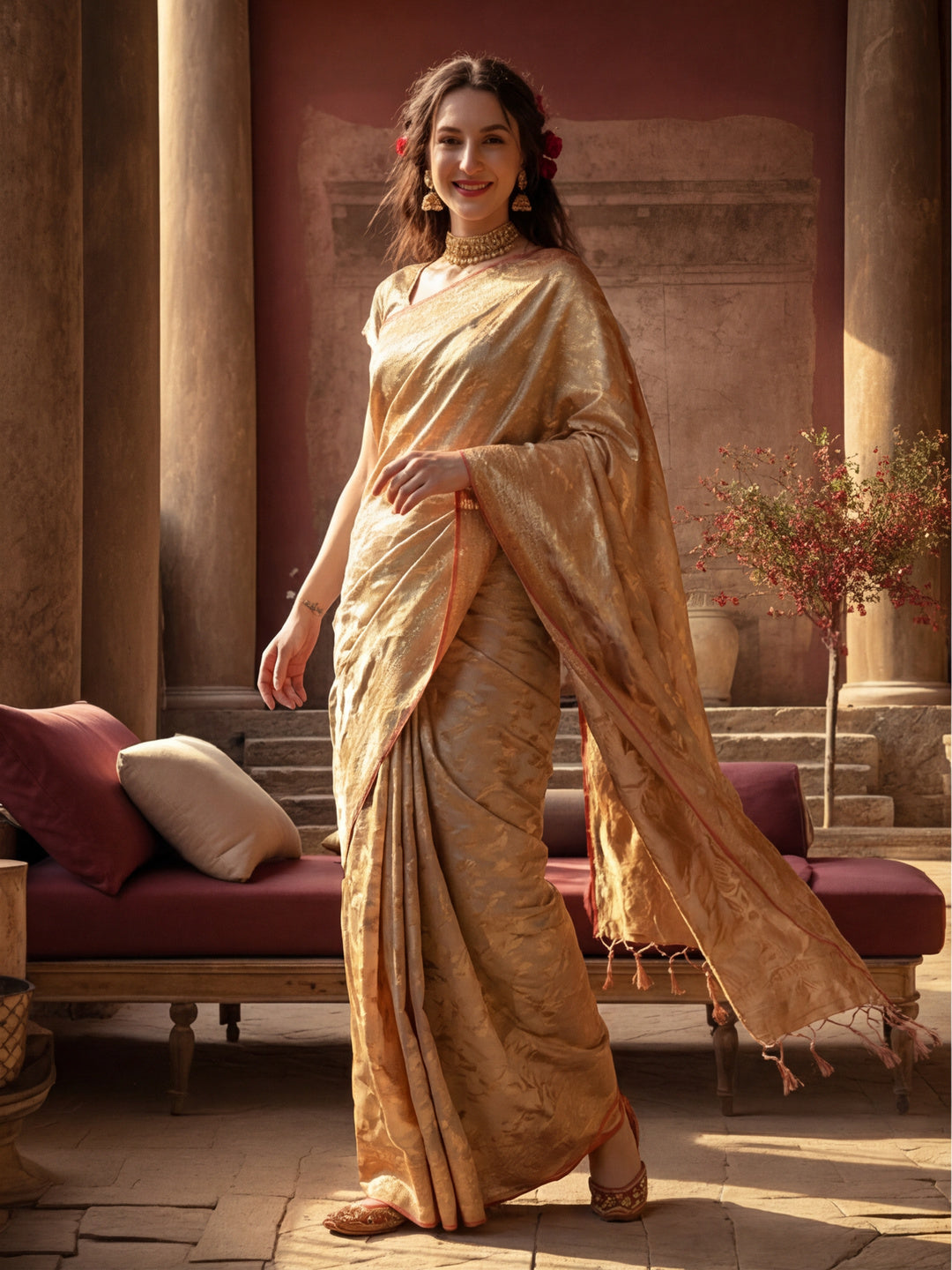 Silk Banarasi Zari Woven Heavy Saree