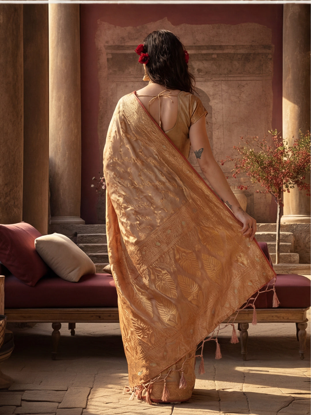 Silk Banarasi Zari Woven Heavy Saree