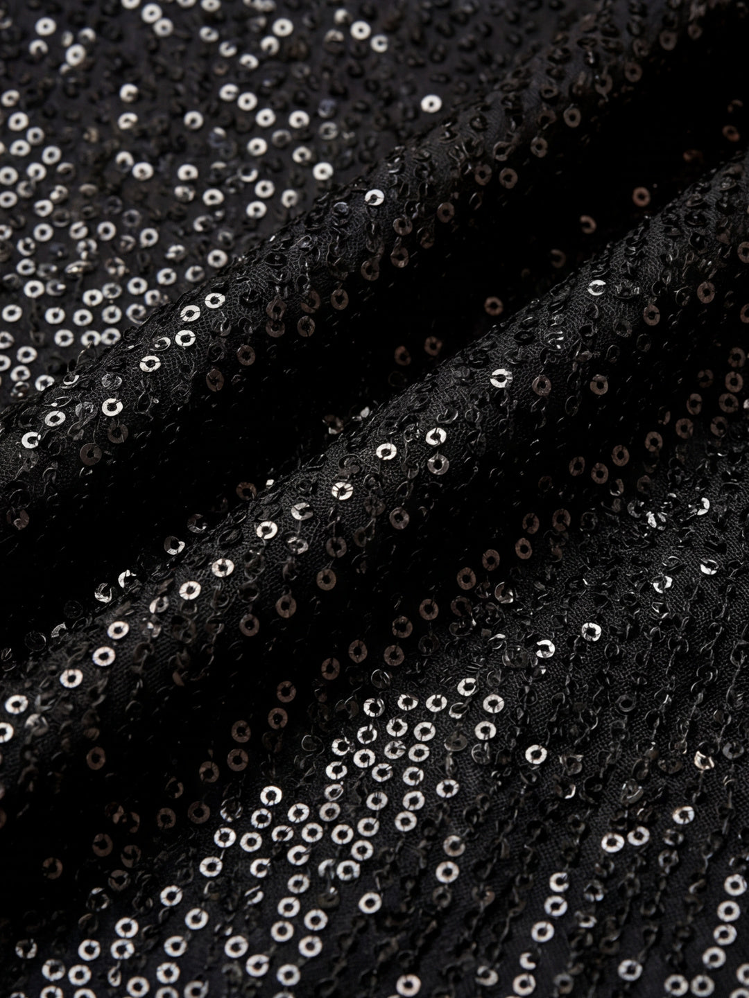 Sequin Embroidered Party Wear Black Tissue Saree