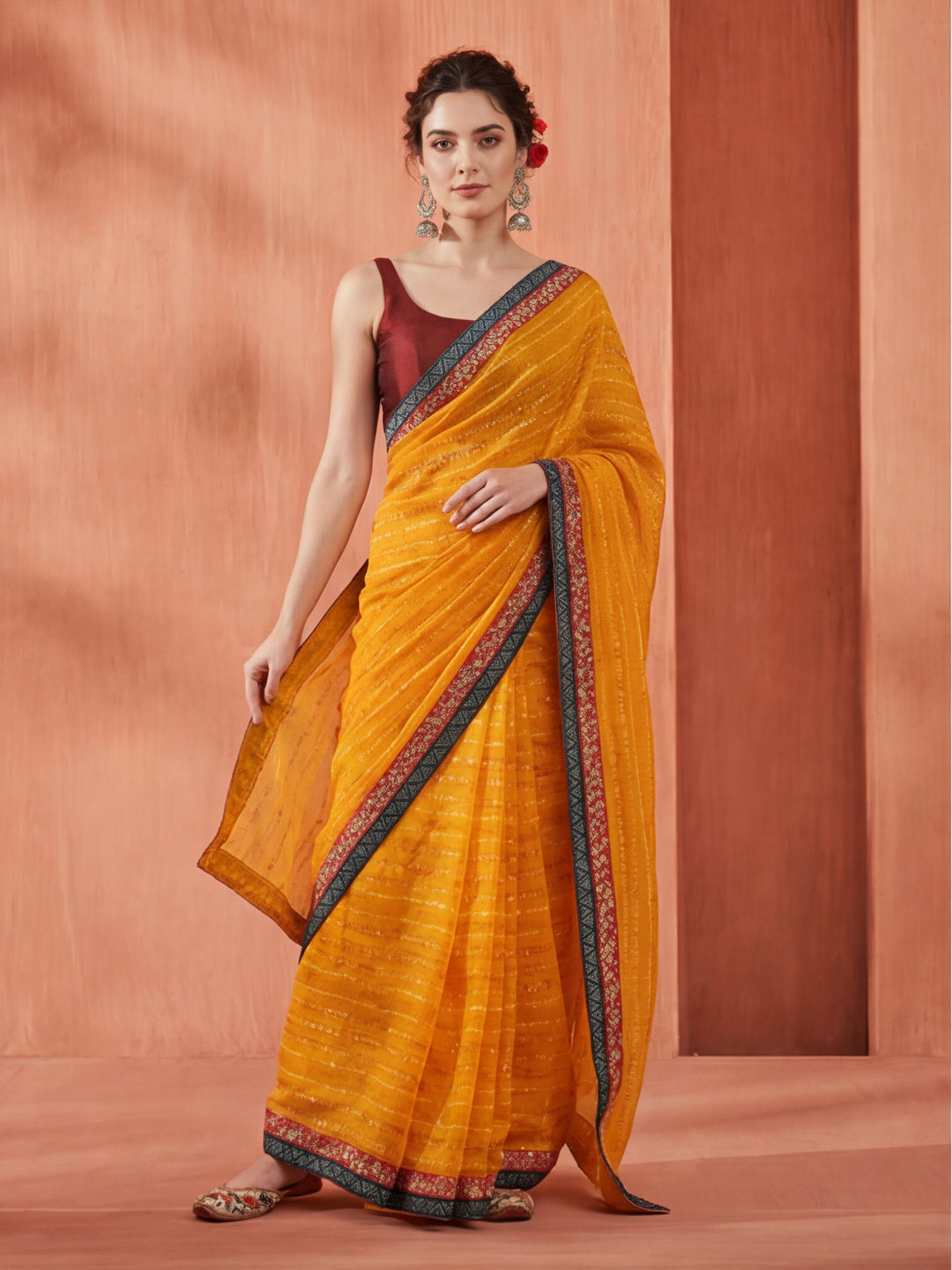 Printed Lightweight Georgette Saree