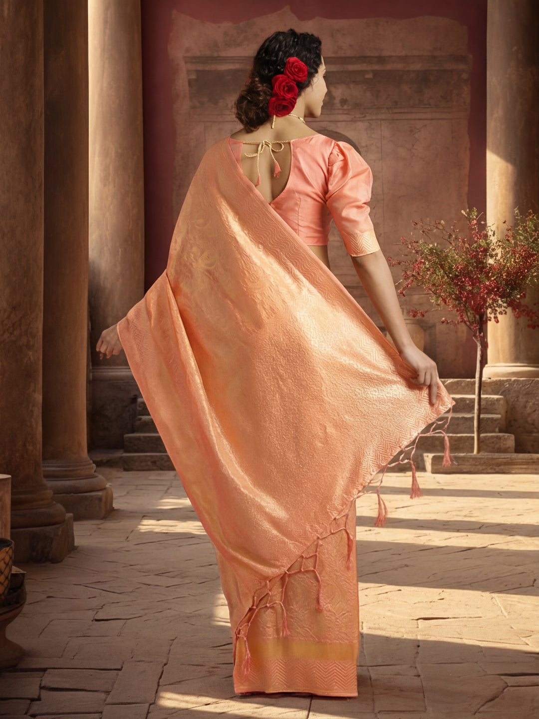 Silk Banarasi Zari Woven Heavy Saree