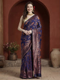 Silk Banarasi Zari Woven Party Wear Saree