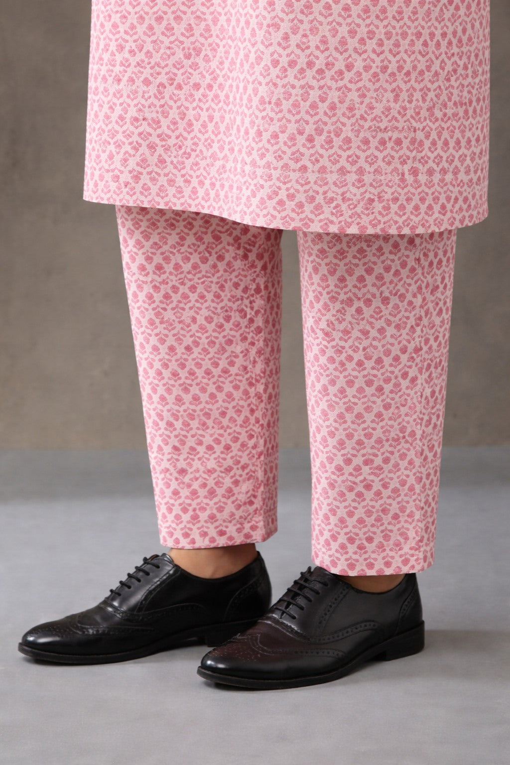 Floral Printed Straight Kurta & Trousers Sets