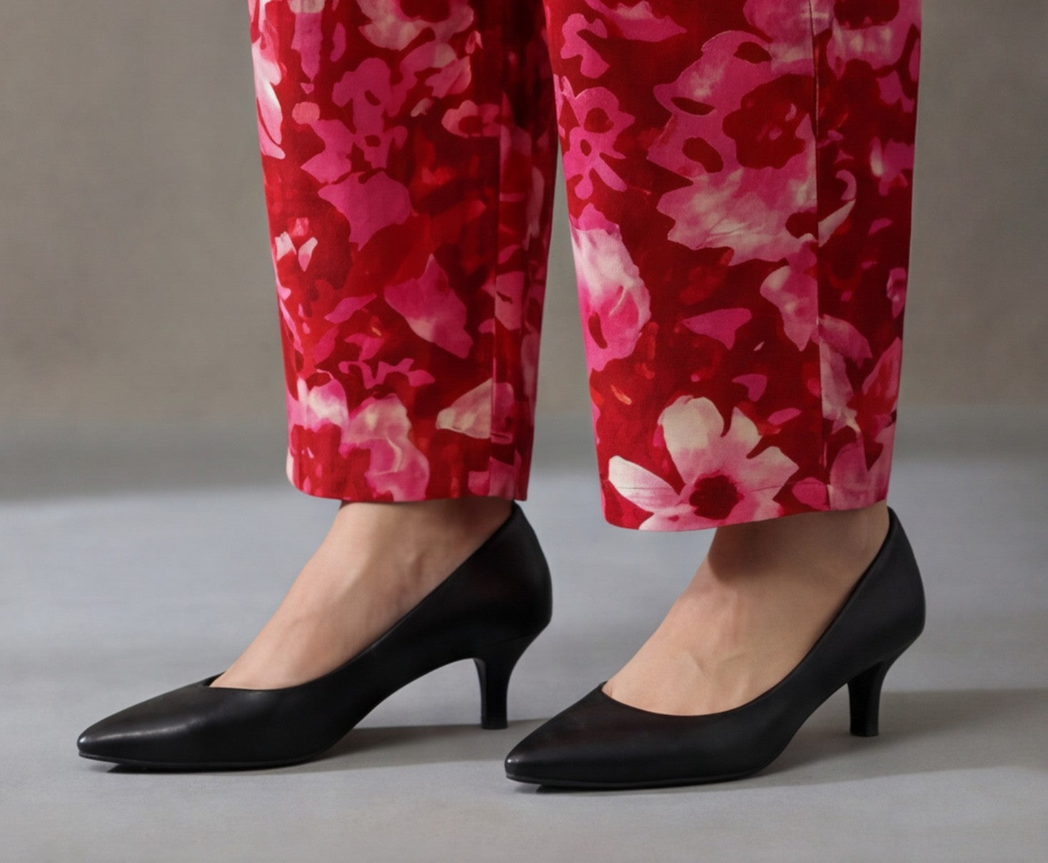 Floral Printed Straight Kurta & Trousers Sets