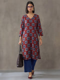 Floral Printed Straight Kurta