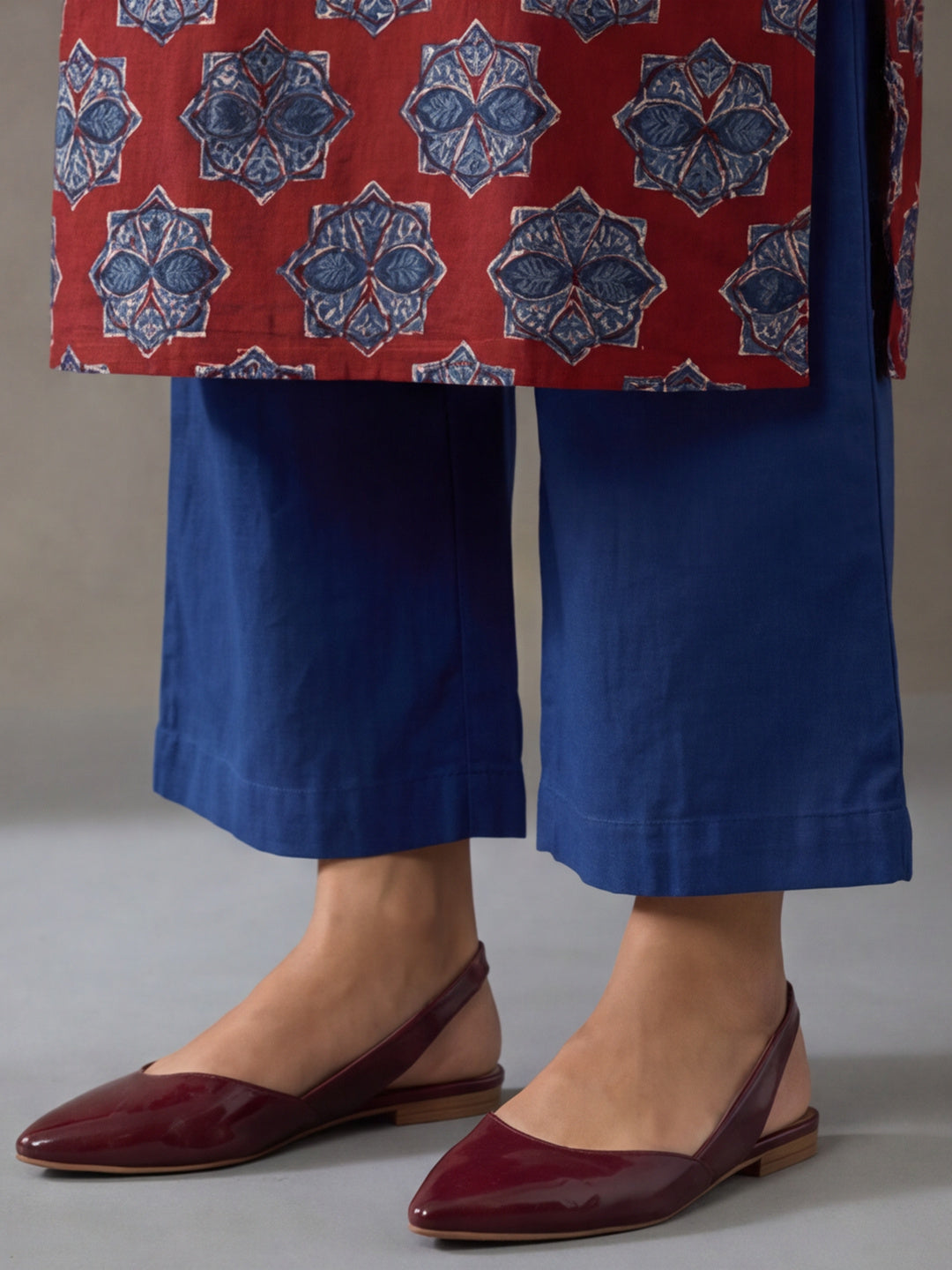 Floral Printed Straight Kurta