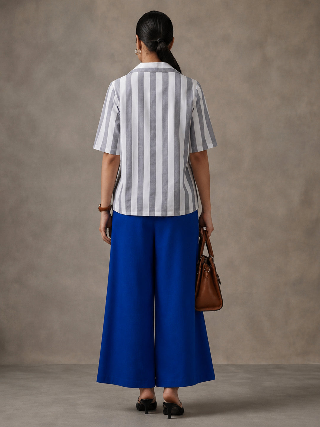 Solid Pure cotton Palazzo