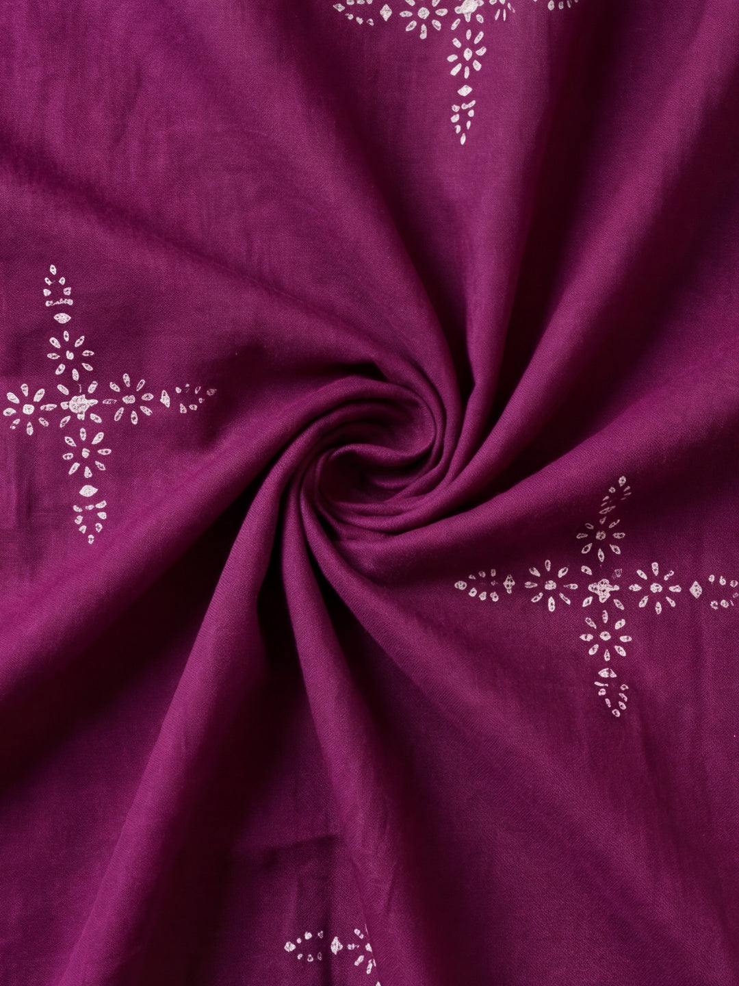Floral Muslin Cotton Saree with Unstiched Blouse