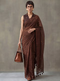 Solid Pure Cotton Saree with Unstiched Blouse