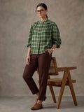 Women Cotton Regular Trouser