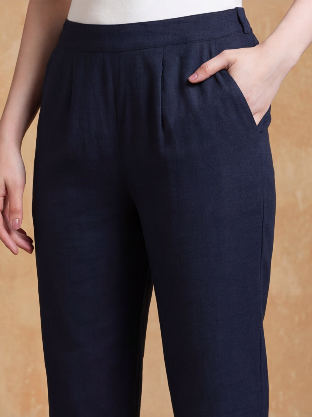 Women Cotton Regular Trouser