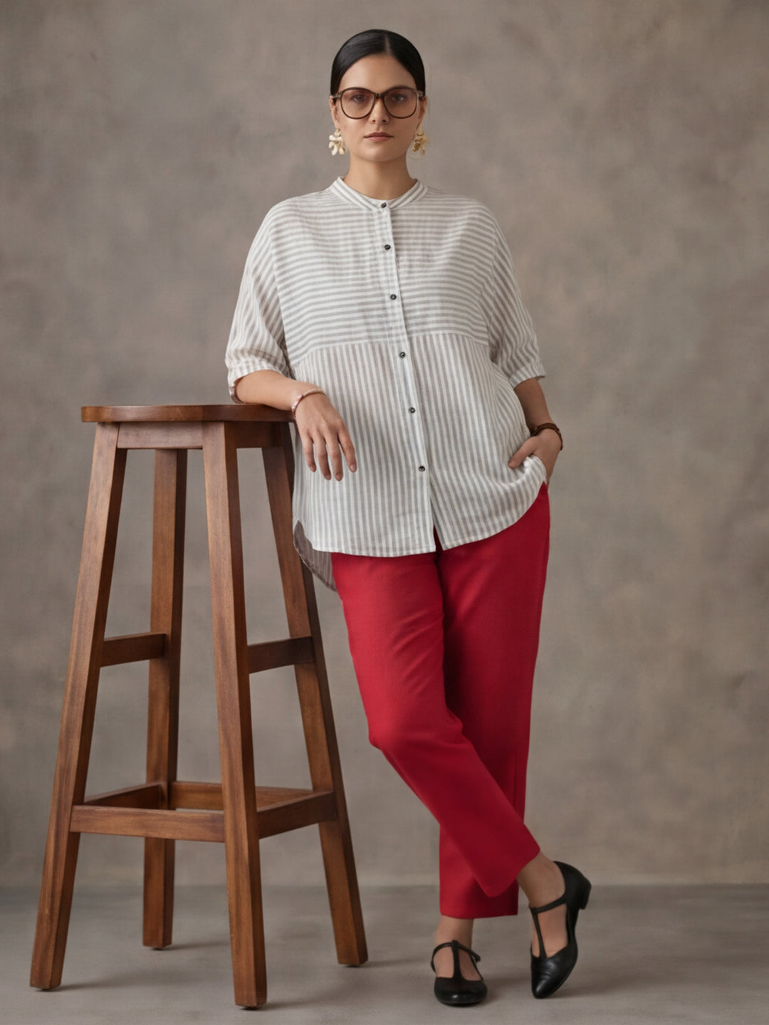 Women Cotton Regular Trouser