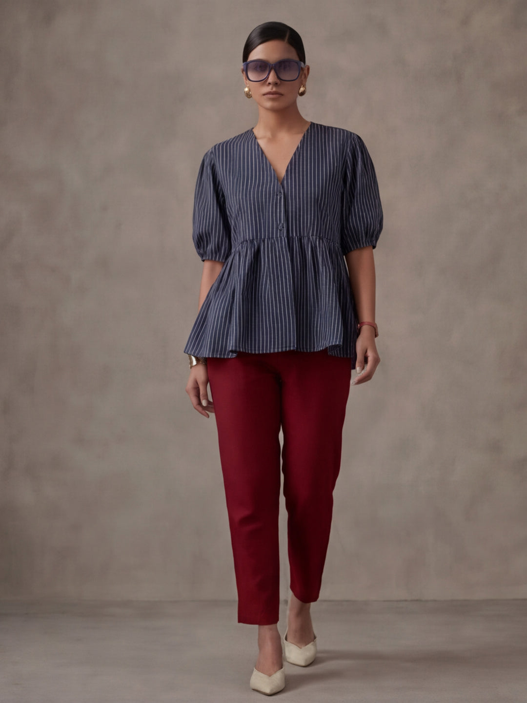 Women Cotton Regular Trouser