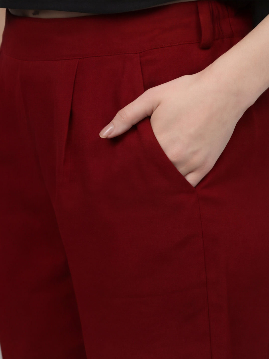 Women Cotton Regular Trouser