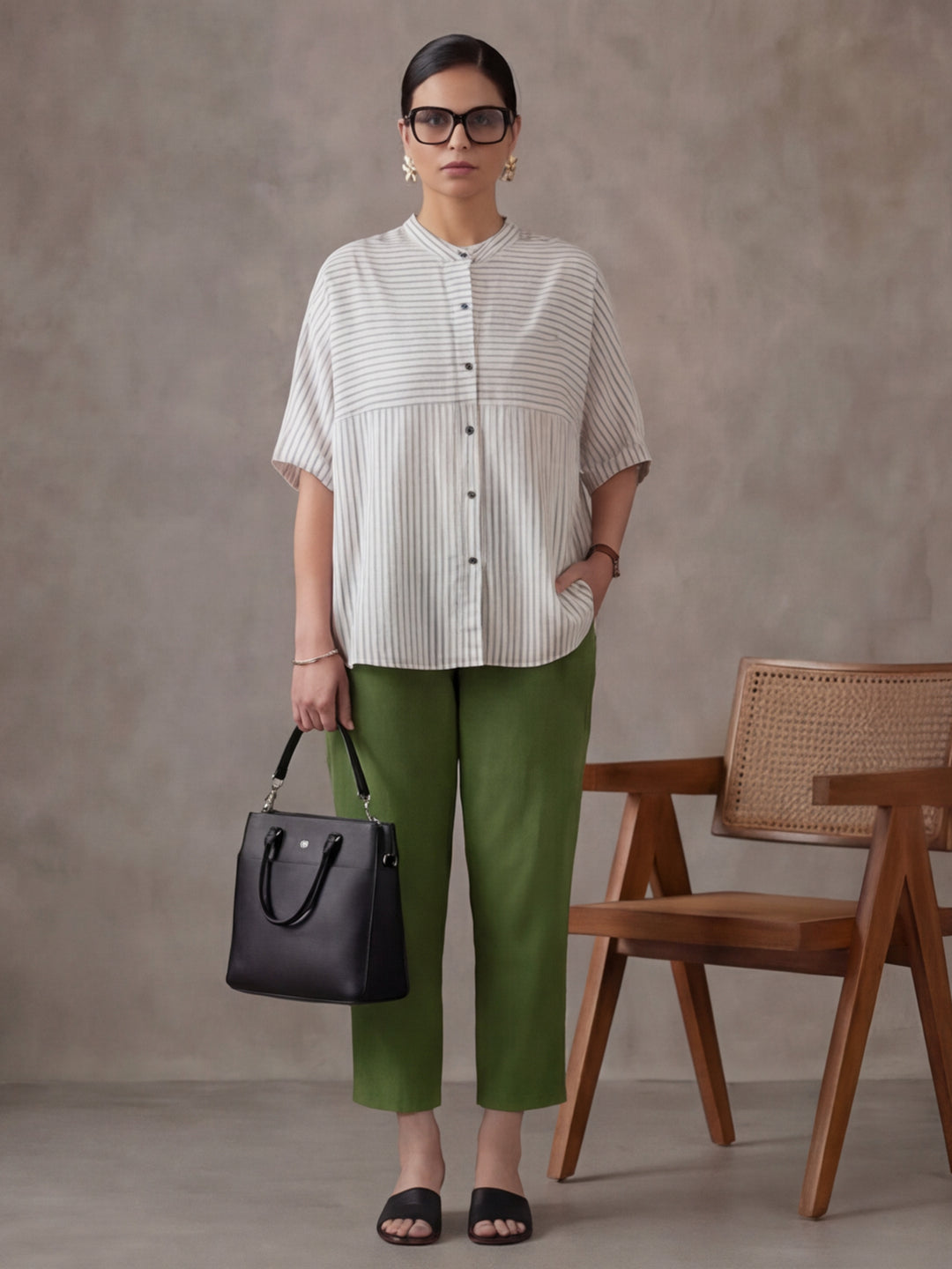 Women Cotton Regular Trouser