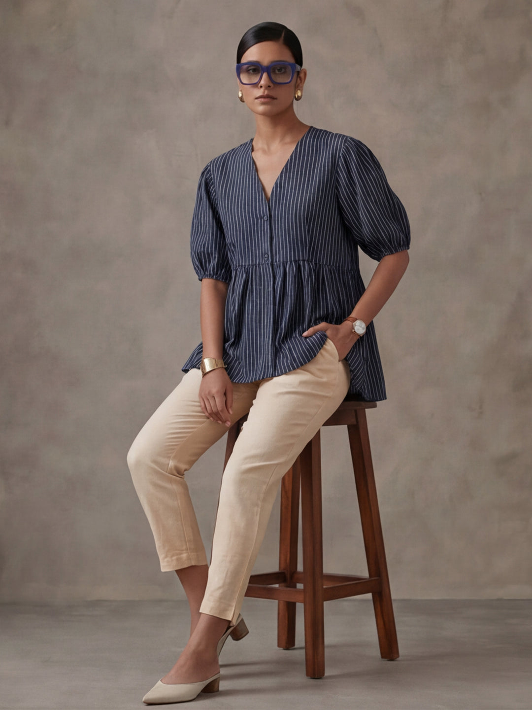 Women Cotton Regular Trouser