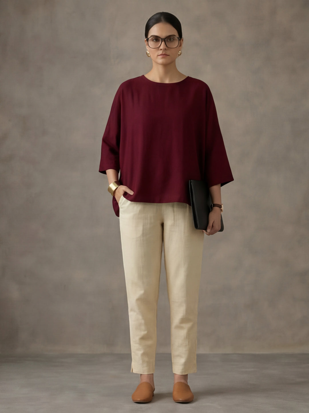 Women Cotton Regular Trouser
