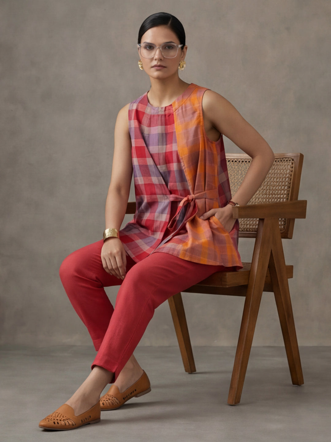 Women Cotton Regular Trouser
