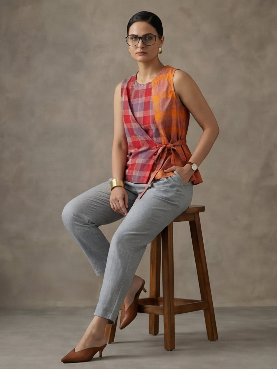 Women Cotton Regular Trouser