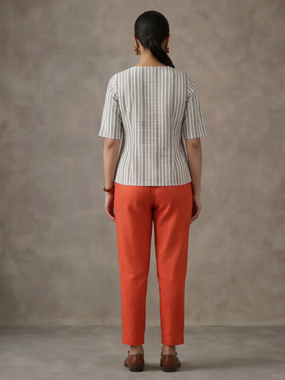 Women Cotton Regular Trouser