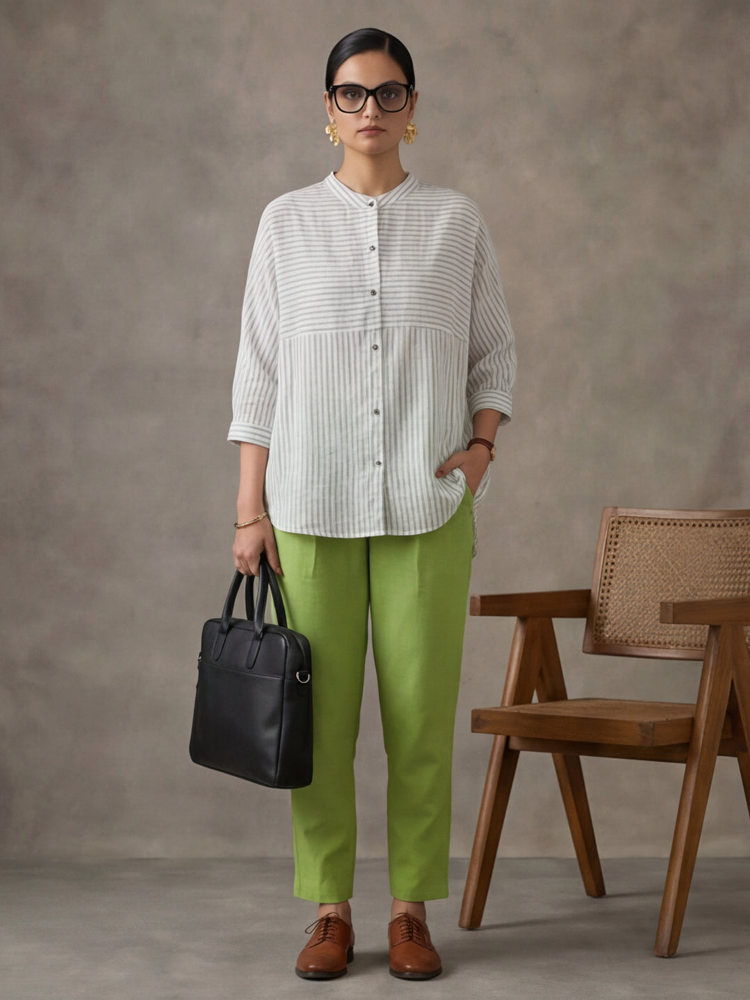 Women Cotton Regular Trouser