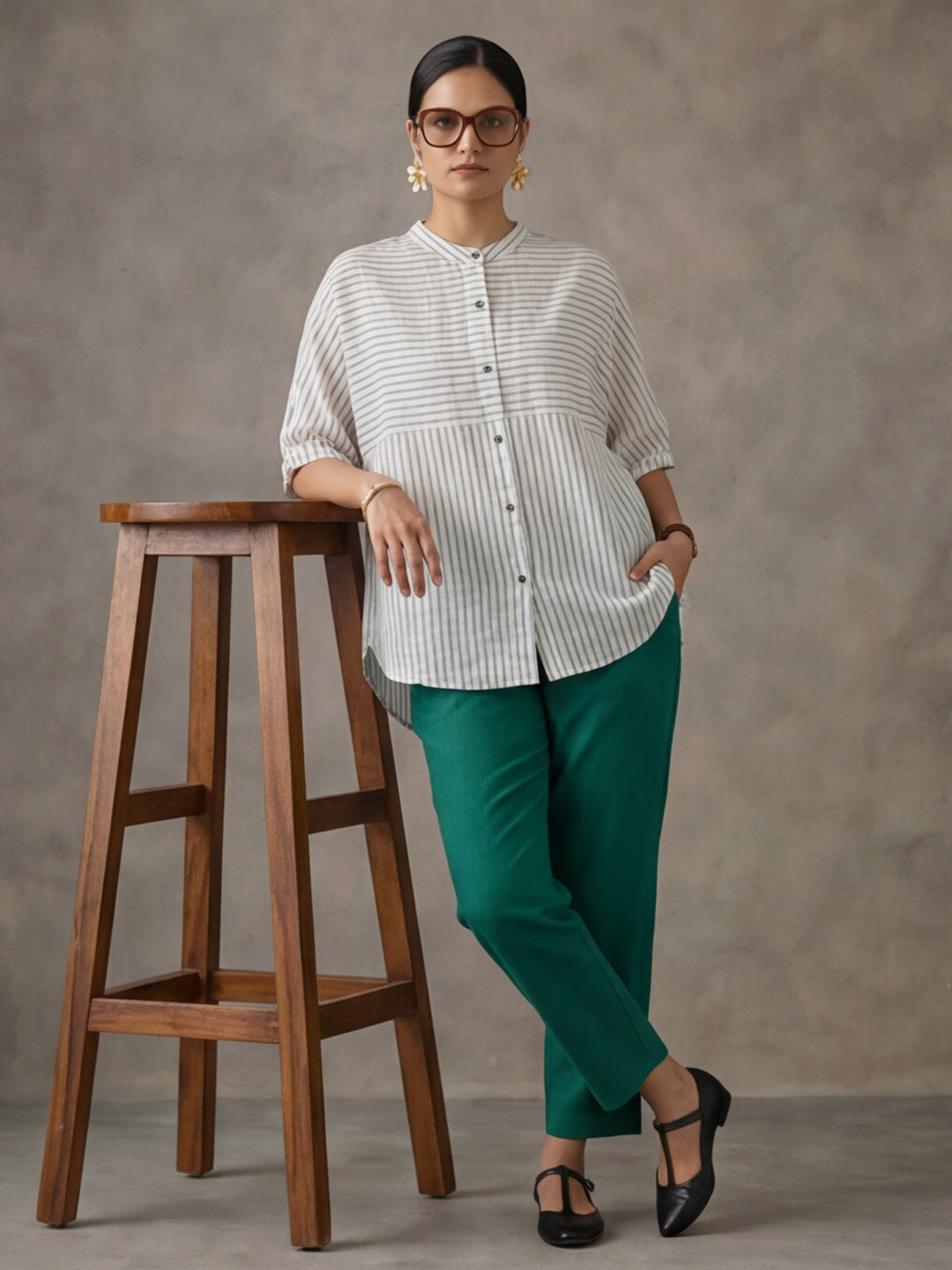 Women Cotton Regular Trouser