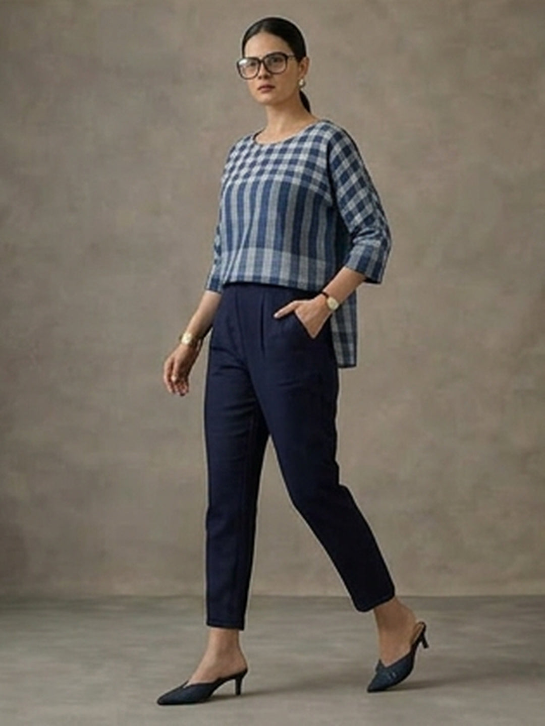 Women Cotton Regular Trouser
