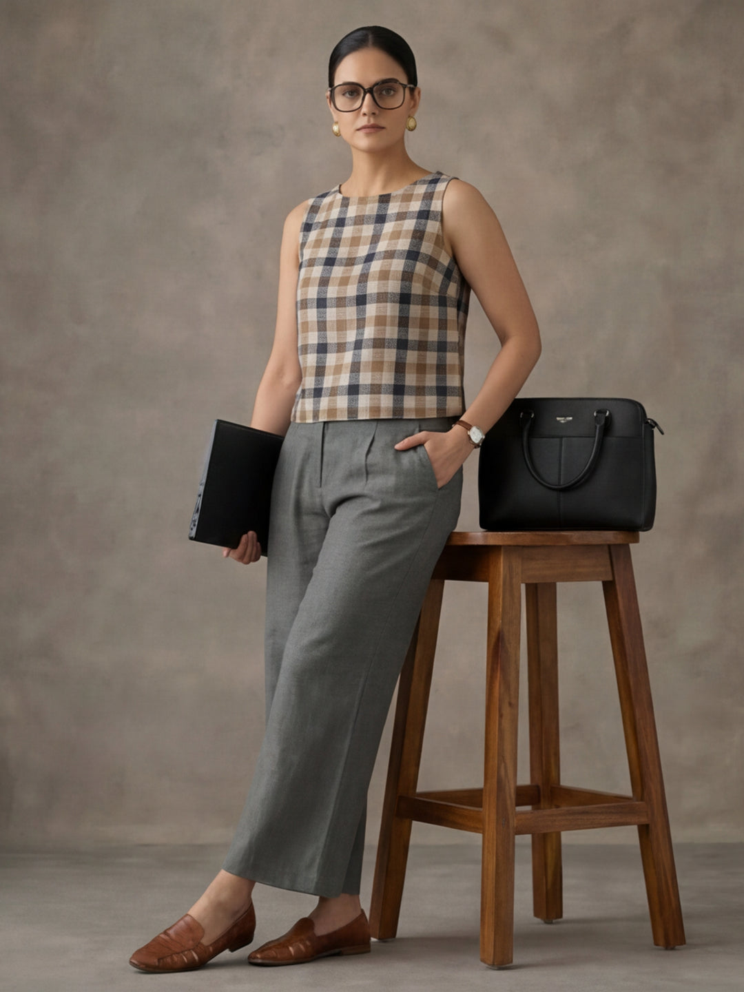 Women Cotton Regular Trouser