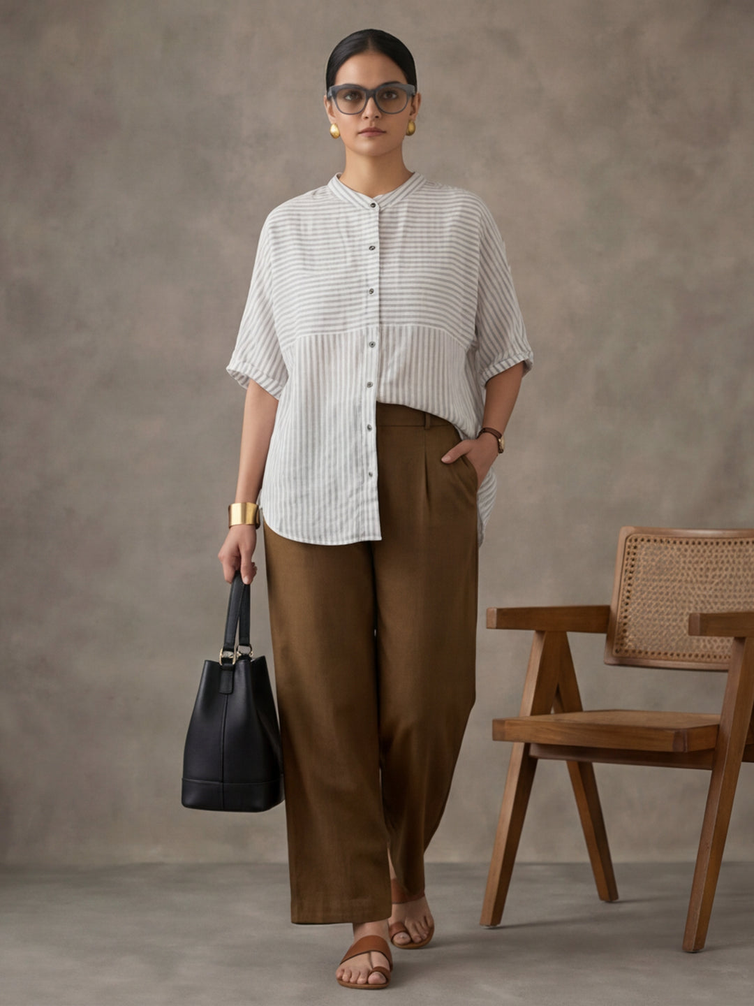 Women Cotton Regular Trouser