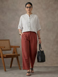 Women Cotton Regular Trouser