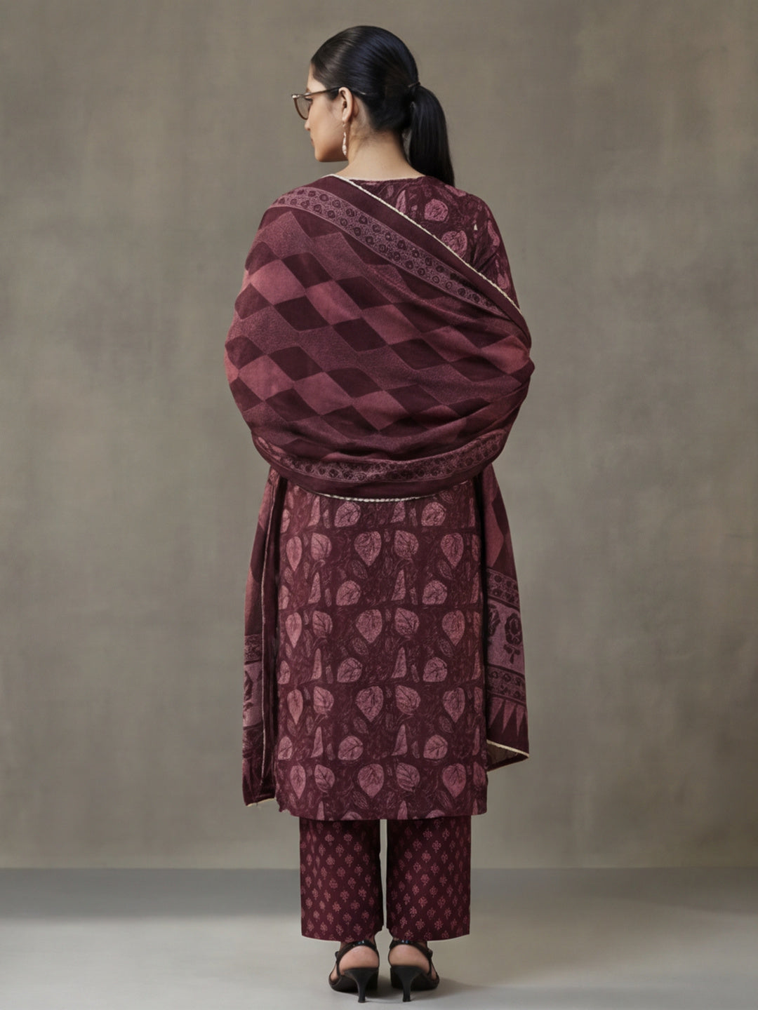 Floral Printed Straight Kurta & Palazzos Sets