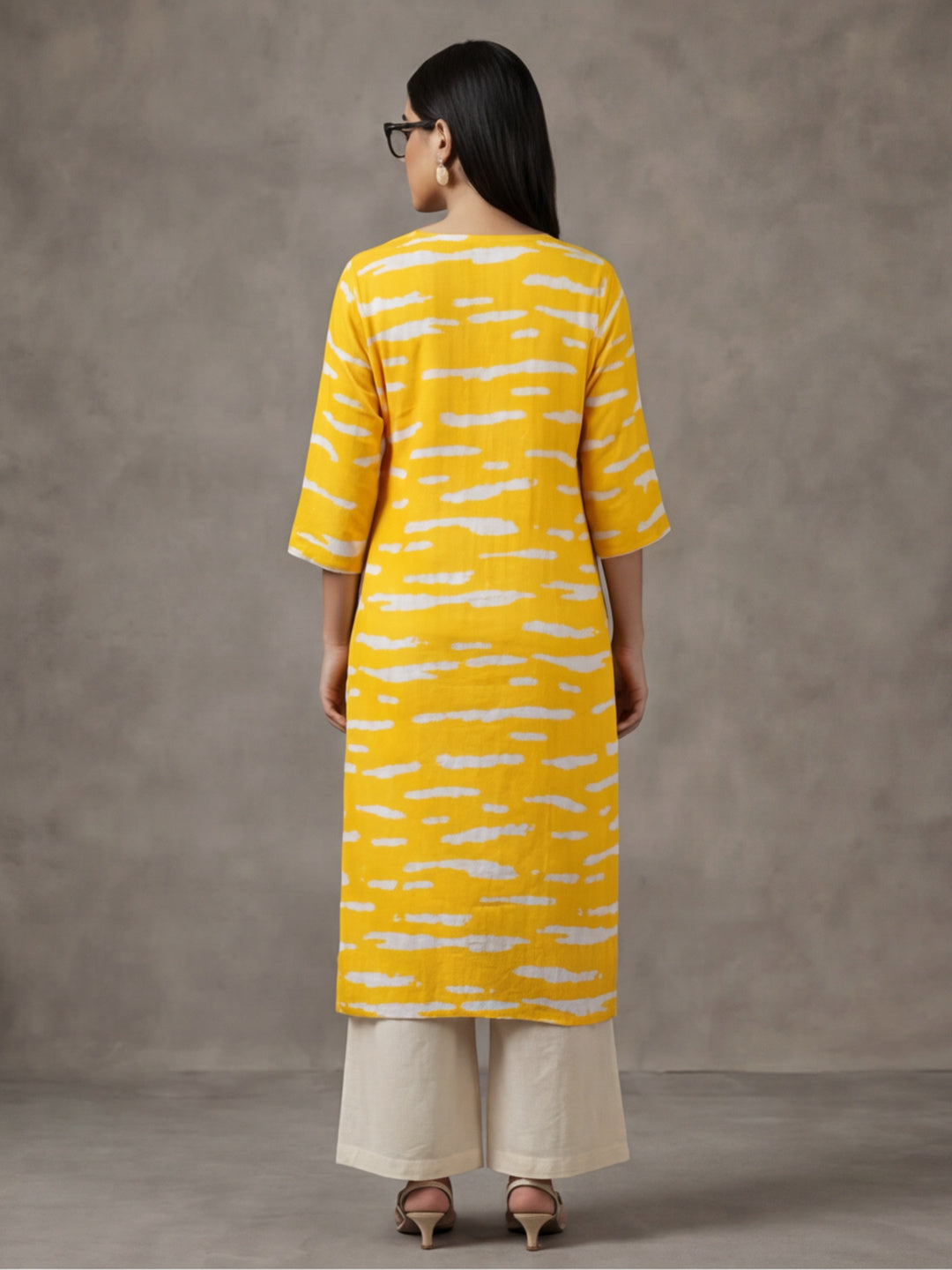 Floral Printed Straight Kurta